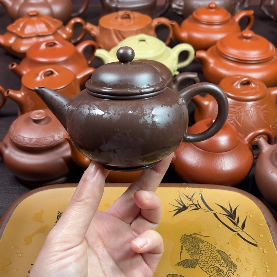 茶壶紫砂禅*原矿紫泥170毫升