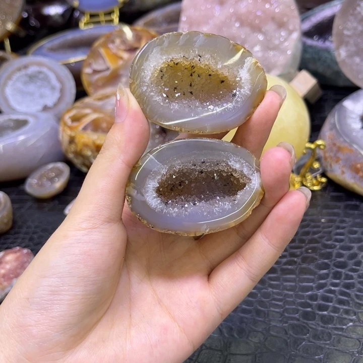 未镶嵌发饰水晶白晶盆