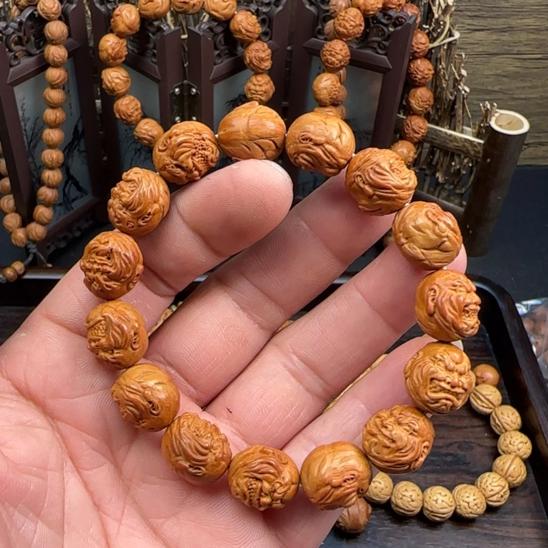 精工雕刻恶僧手串一物一图