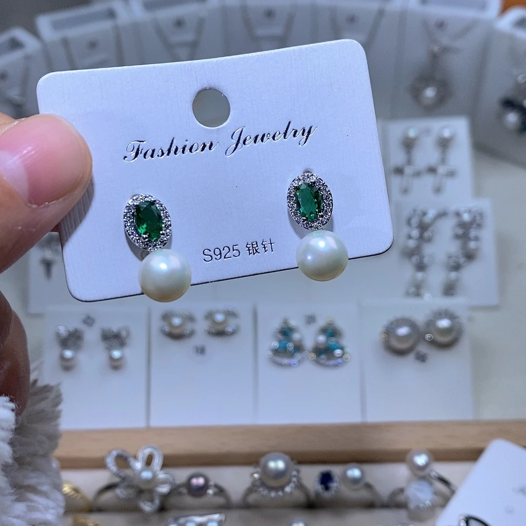 耳饰未镶嵌淡水珍珠