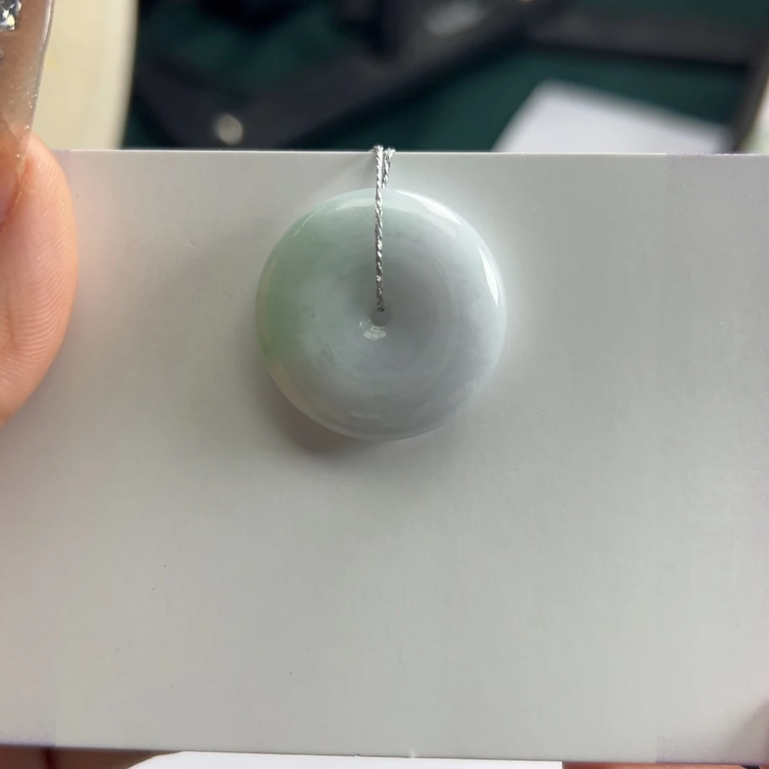 翡翠颈饰未镶嵌天然翡翠平安扣项坠