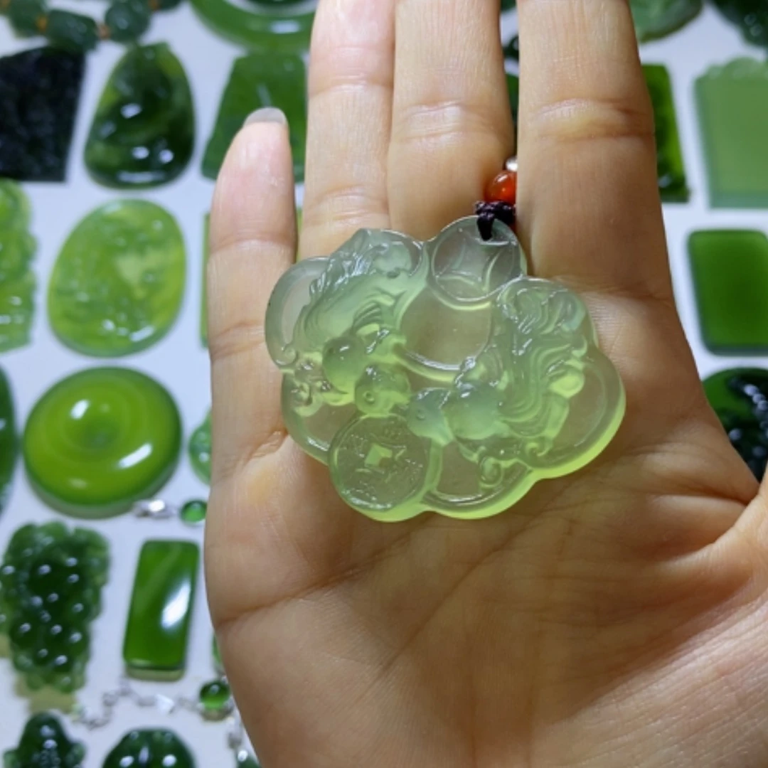 【闪购商品】未镶嵌蛇纹石玉颈饰