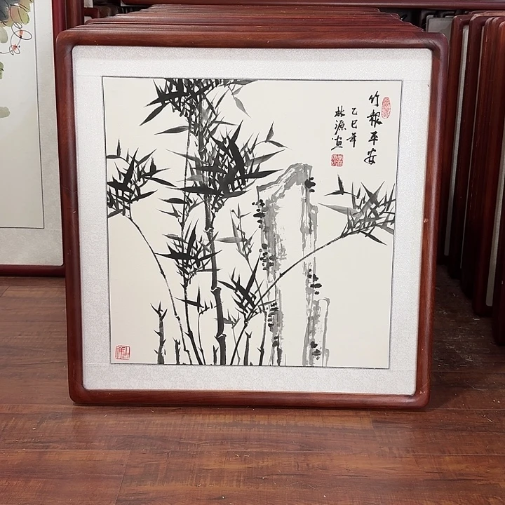 国画带框尺寸63*63厘米