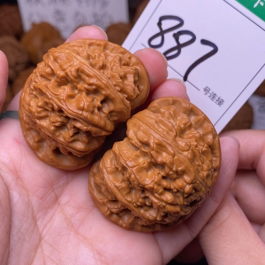 把件文玩核桃887白狮子4.8