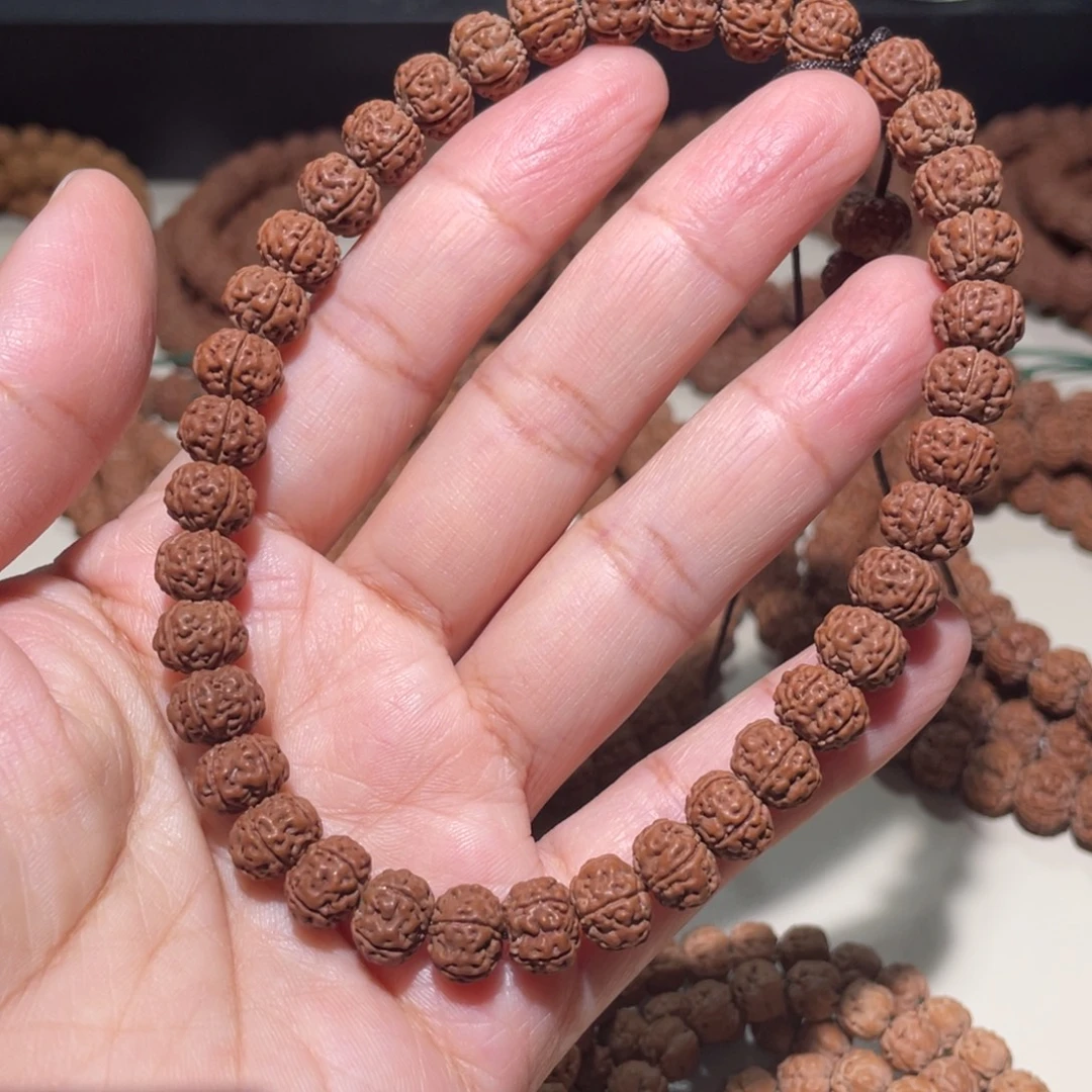 记***安吊坠金刚菩提老树王手串9.1