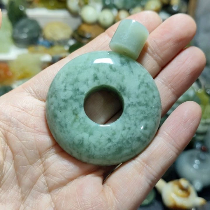 岫玉平安扣未镶嵌