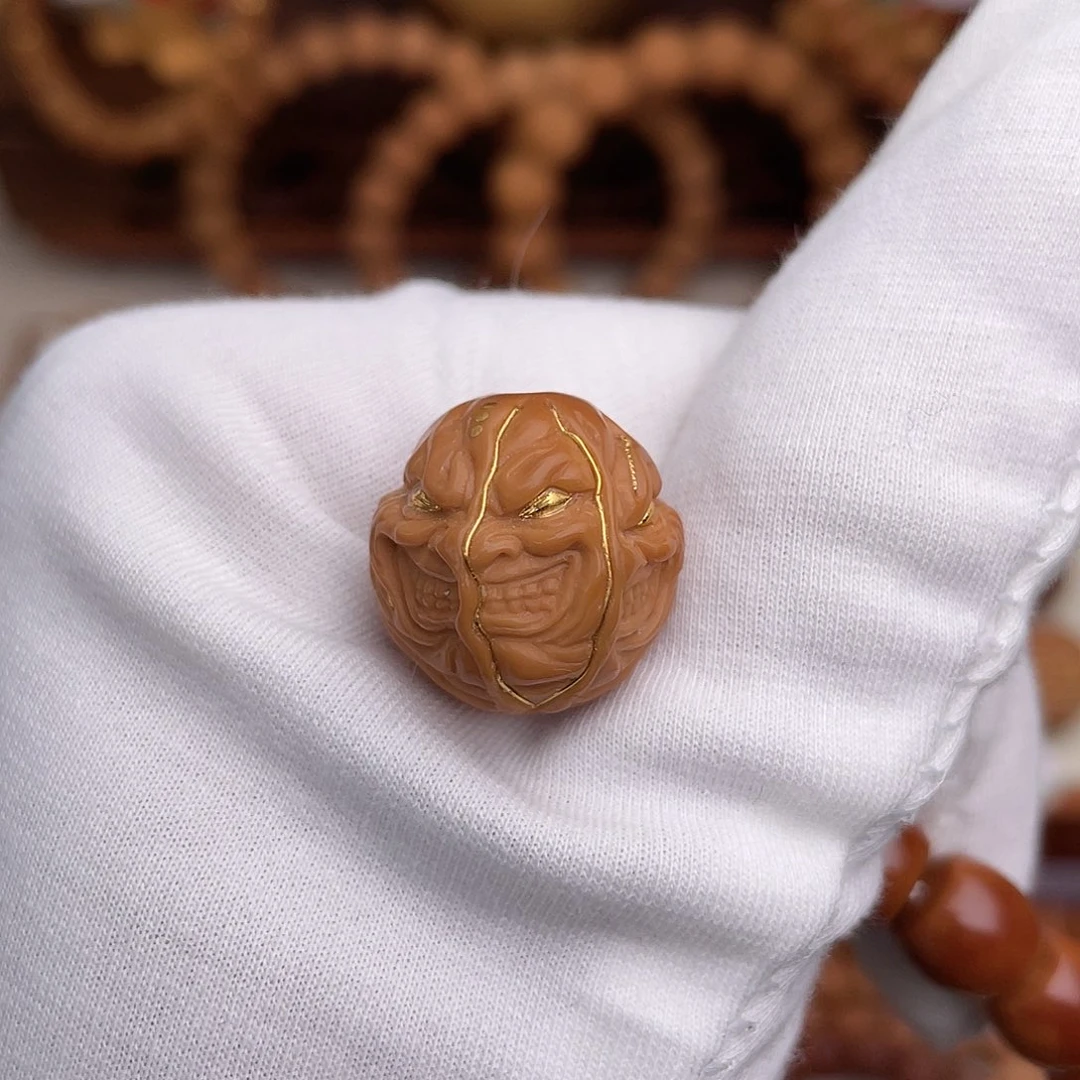 吊坠猴头核桃满工一念心魔