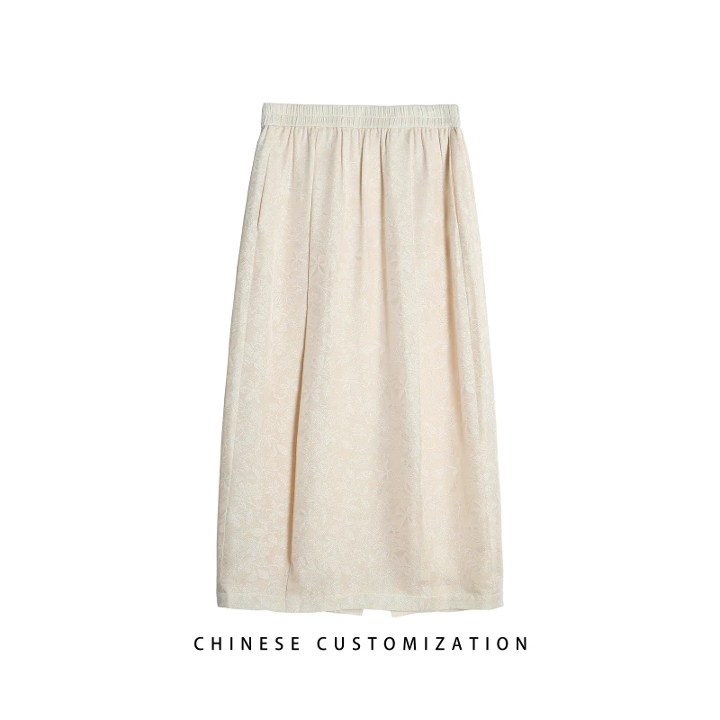 【花 影妖妖】三经绞罗 全丝重工 织银 粉烟萝 国风花苞裙25LY229