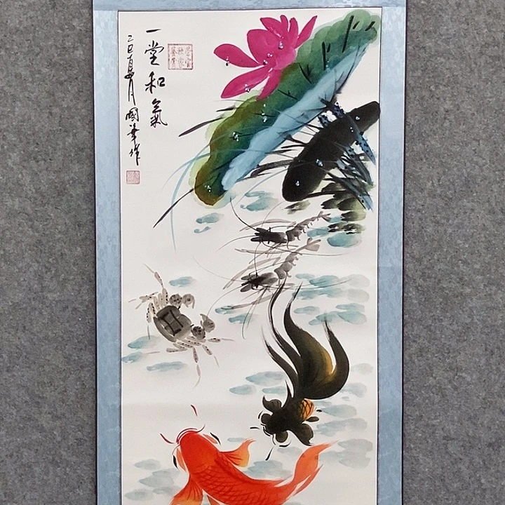 国画刘国华手绘作品1111