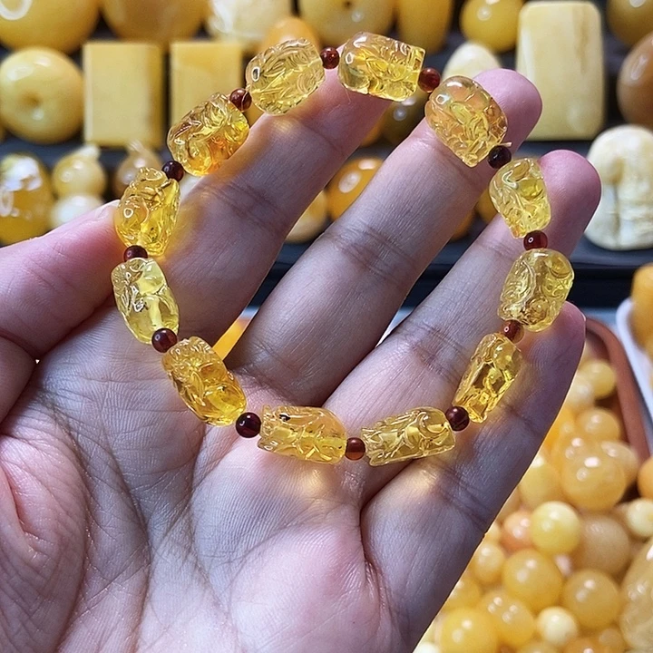 蜜蜡未镶嵌吊坠(不含链)