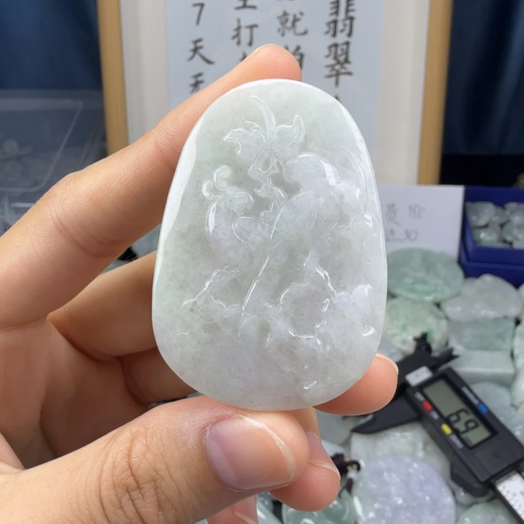 颈饰未镶嵌翡翠翡翠