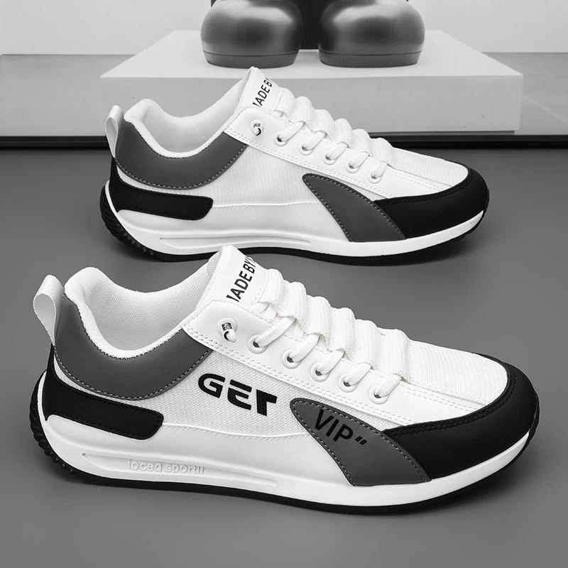 断码一脚蹬男鞋冬季2025新款学生运动板鞋跑步男士休闲小白鞋厚底