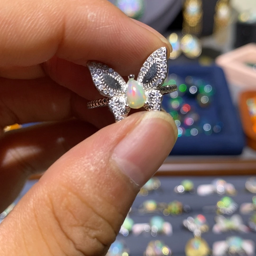 欧泊合金欧泊戒指