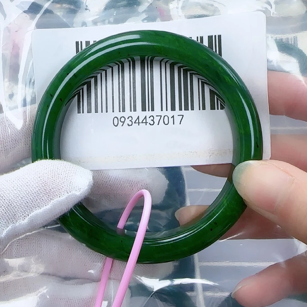 和田玉（碧玉）手镯未镶嵌59