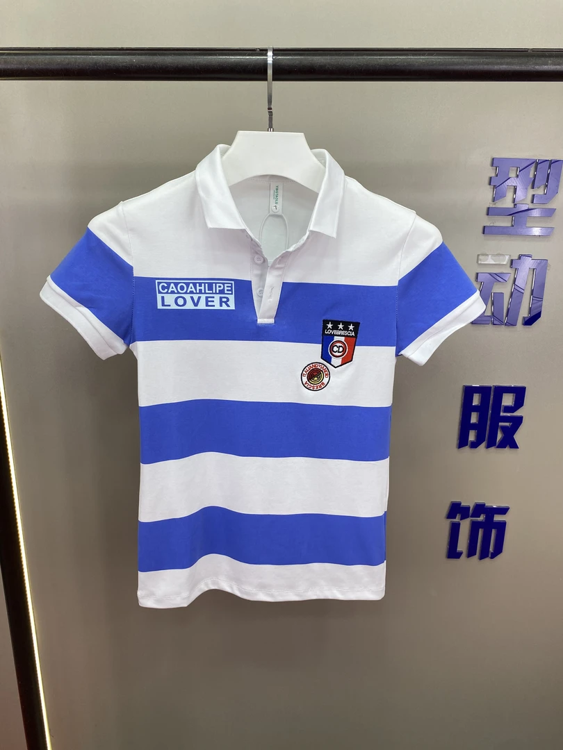 网红个性夏季时尚潮流修身翻领短袖T恤polo帅气男士白色百搭半袖