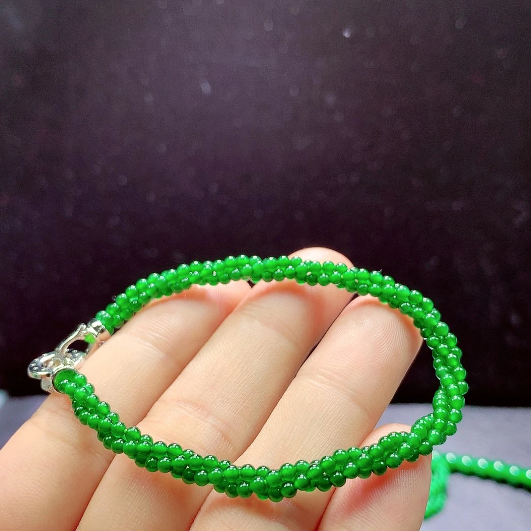 翡翠手链未镶嵌手链