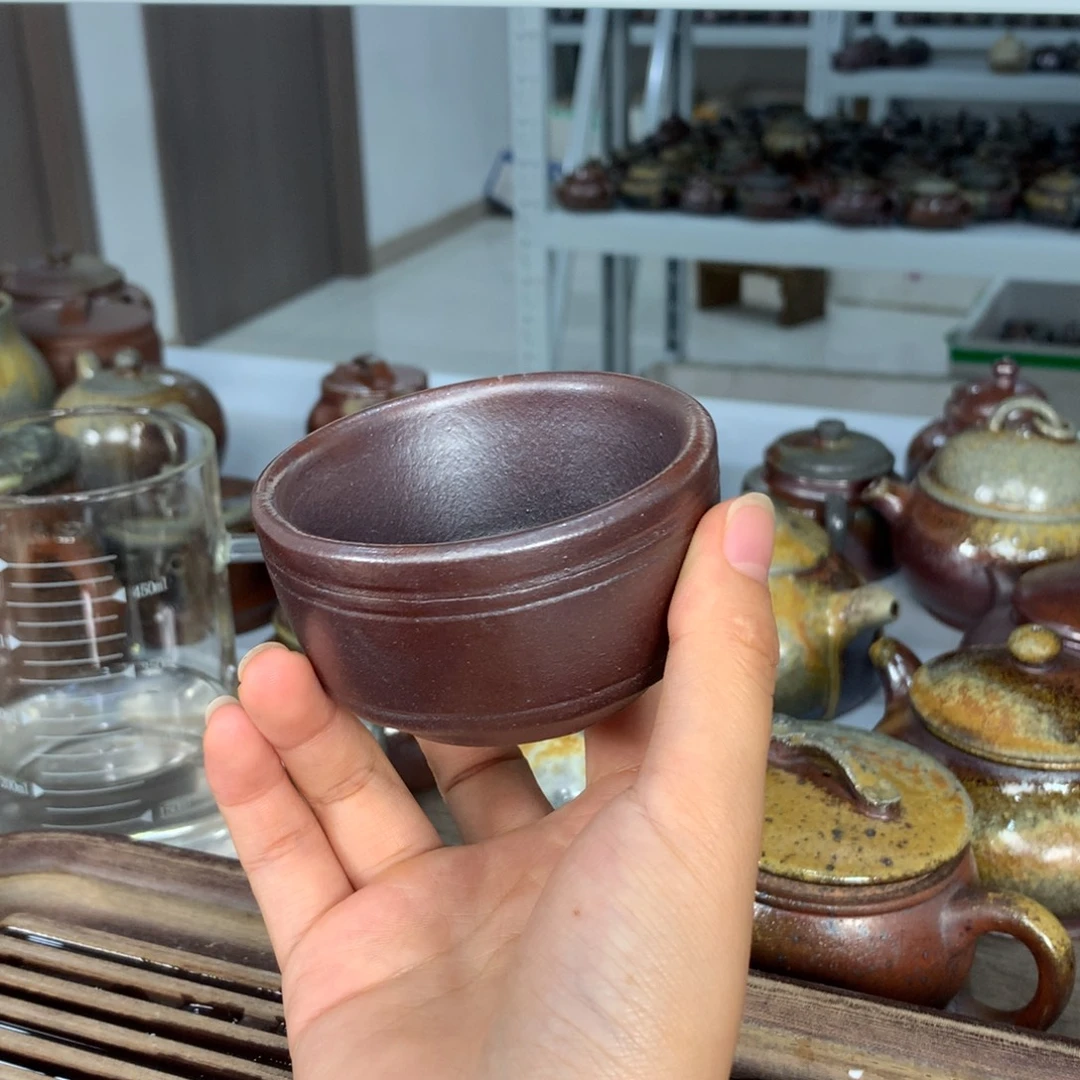 茶壶紫砂纯自然柴烧