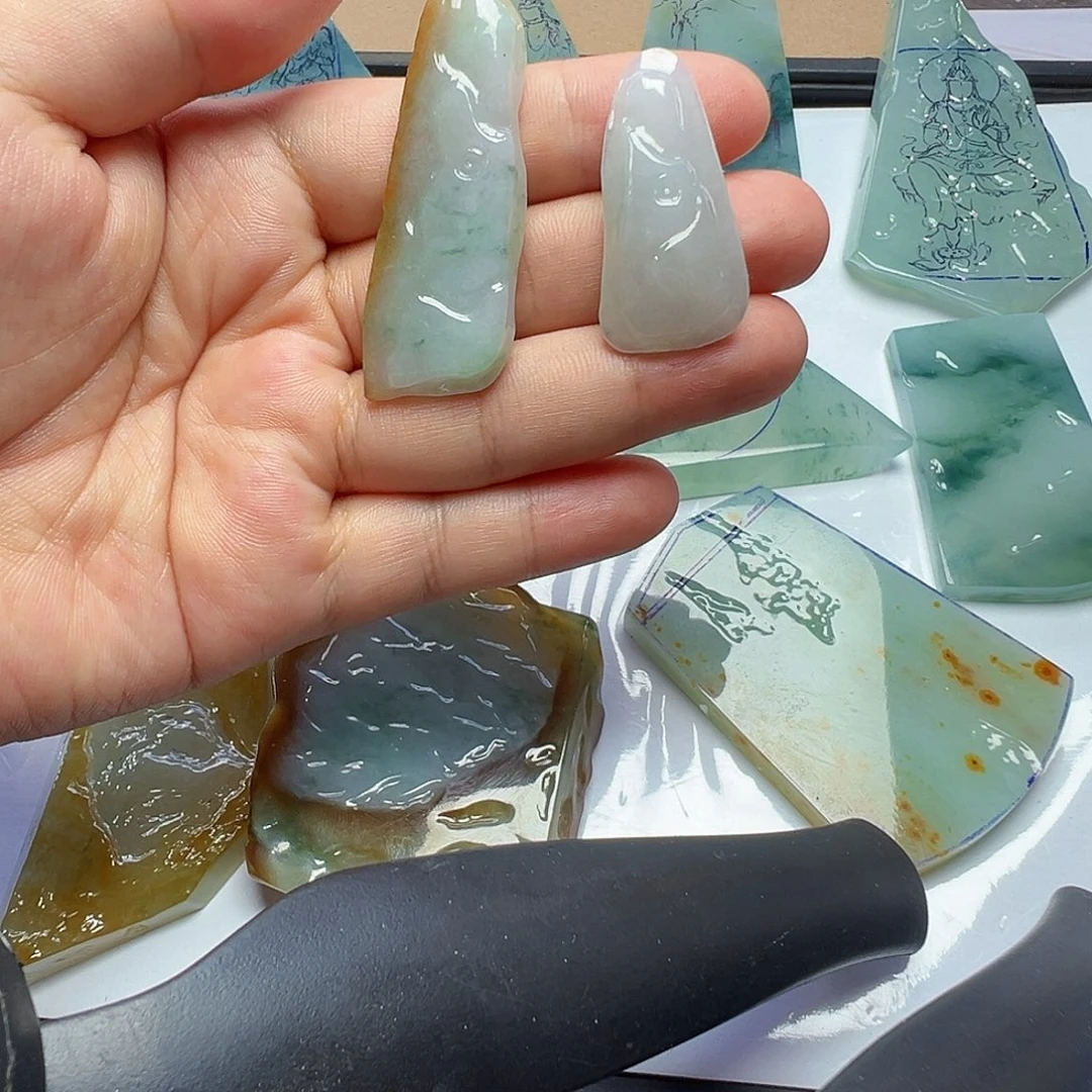 定制翡翠未镶嵌随机的