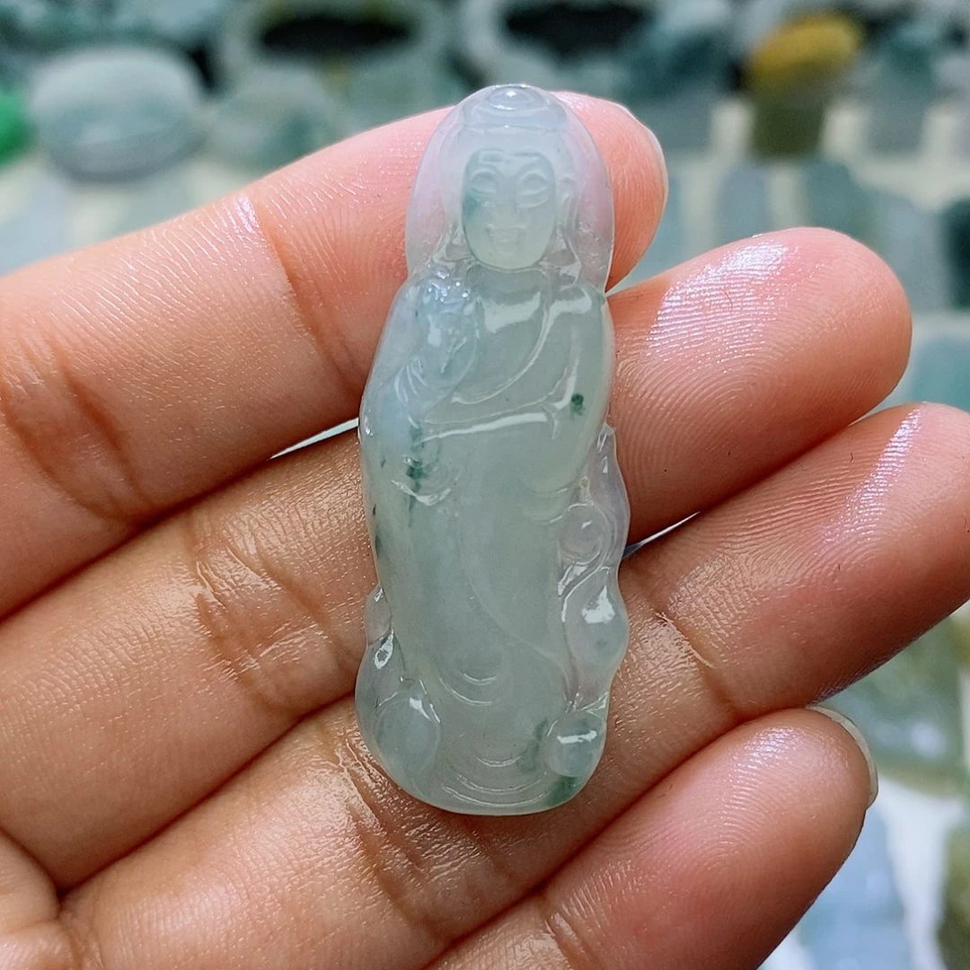 定制翡翠未镶嵌毛货