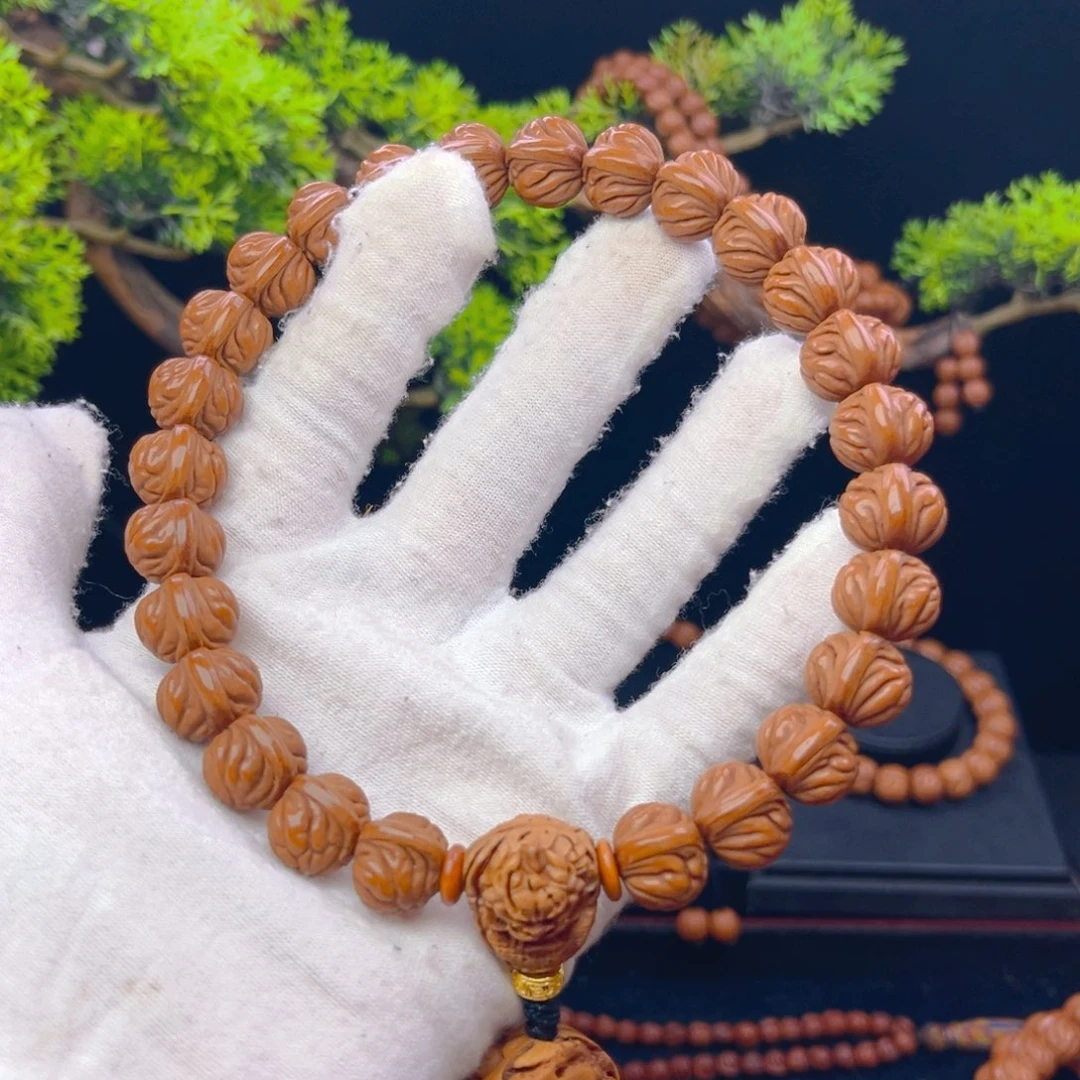 朝***拾桃核吊坠野生桃核