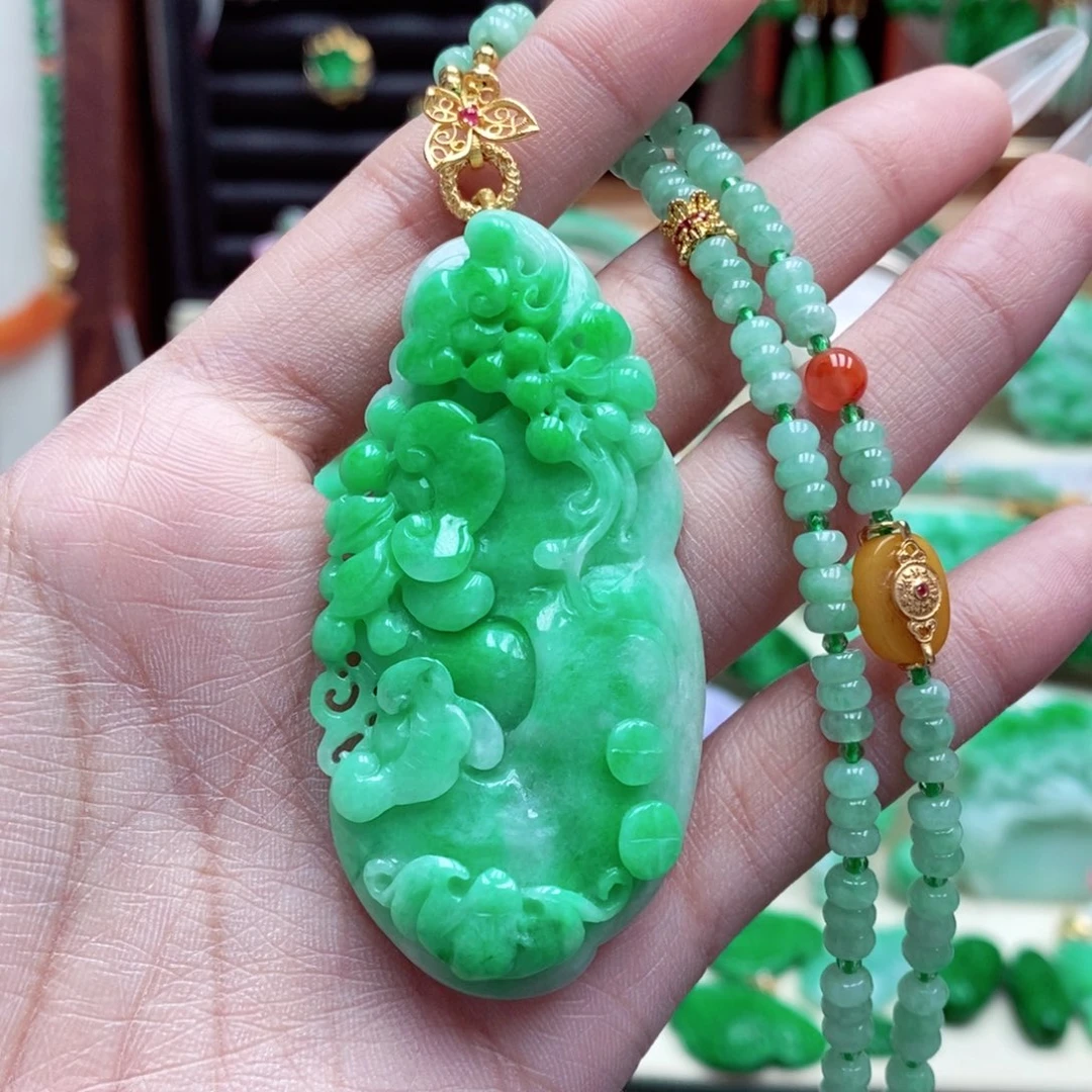 颈饰未镶嵌翡翠翡翠吊坠