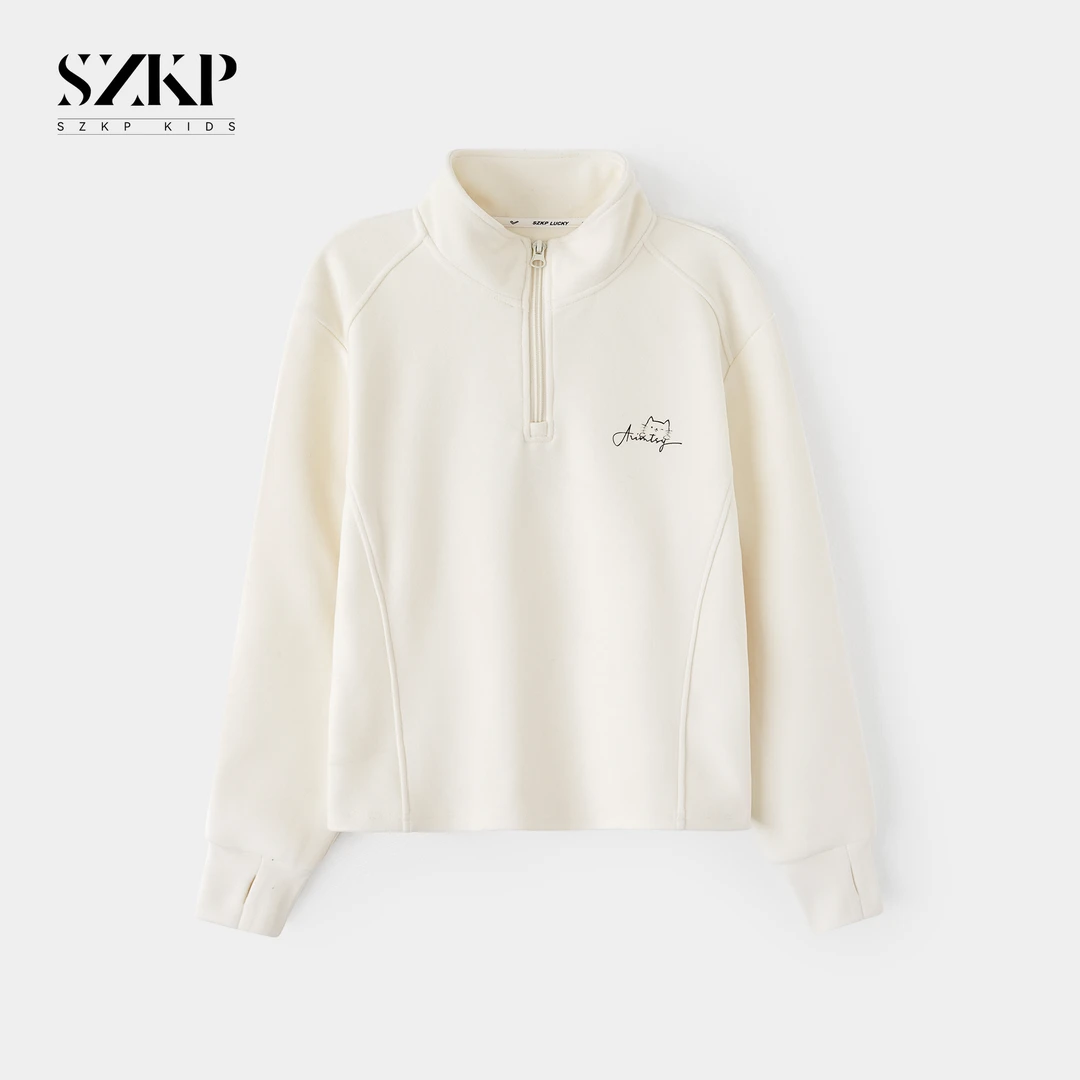 SZKP冬季新款女童装休闲上衣中大童时尚洋气儿童卫衣BGYD556036