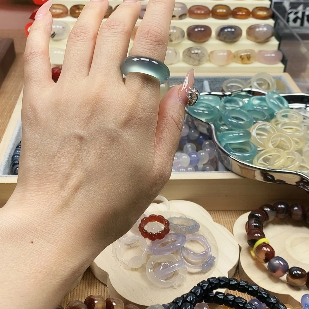 *****玛瑙/玉髓未镶嵌戒指