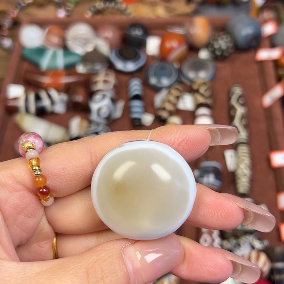 玛瑙/玉髓未镶嵌手链板珠