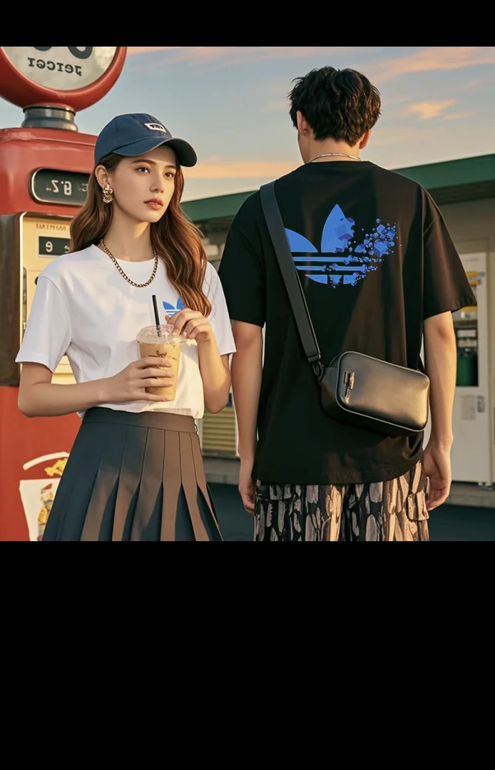 2025夏季蓝标男女款情侣T恤