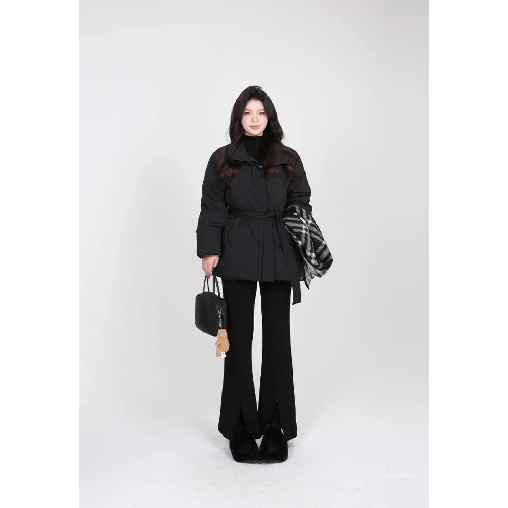 筷子腿 夏季韩式显瘦气质窄版开叉微喇裤百搭款休闲裤子 A331