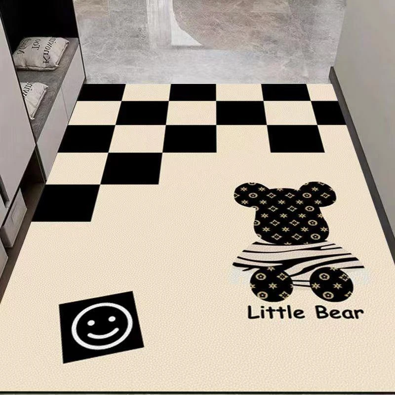 硅藻泥吸水家用浴室卫生间门口脚垫防滑入户门地垫厕所洗手间地毯