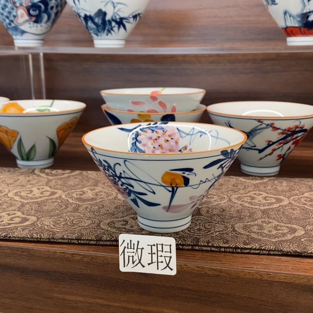 釉下彩手工绘制手工绘制