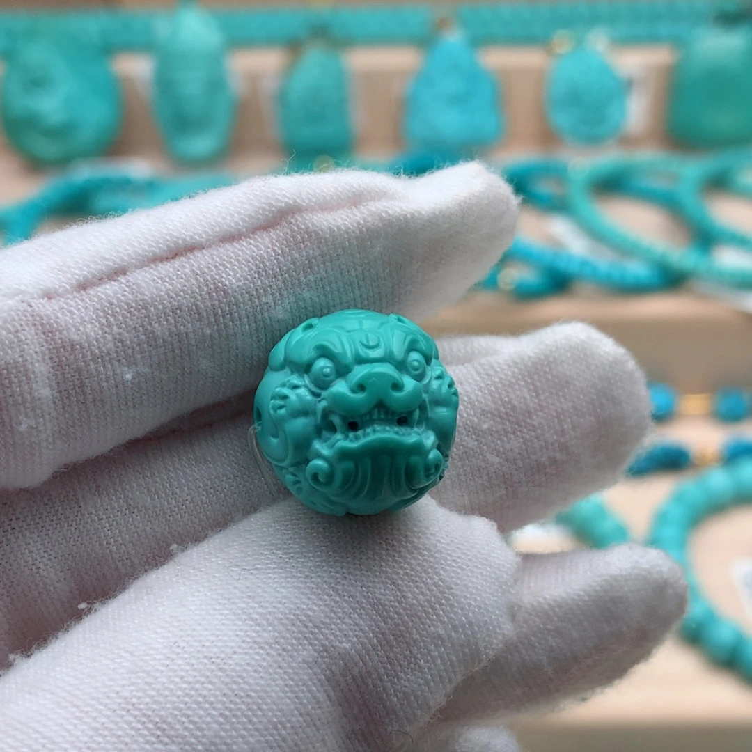 绿松石未镶嵌珠宝奇石15mm