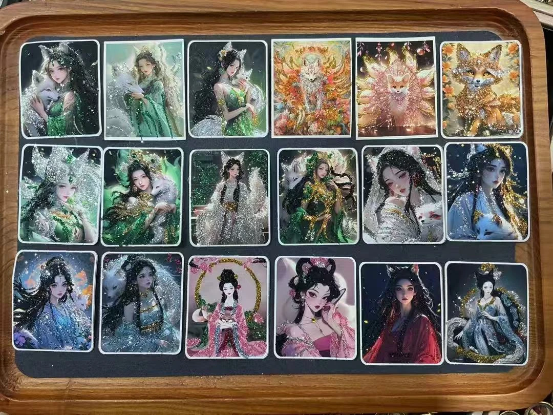 唐卡 撒金卡芯 可加防水膜 唐卡吊坠卡芯