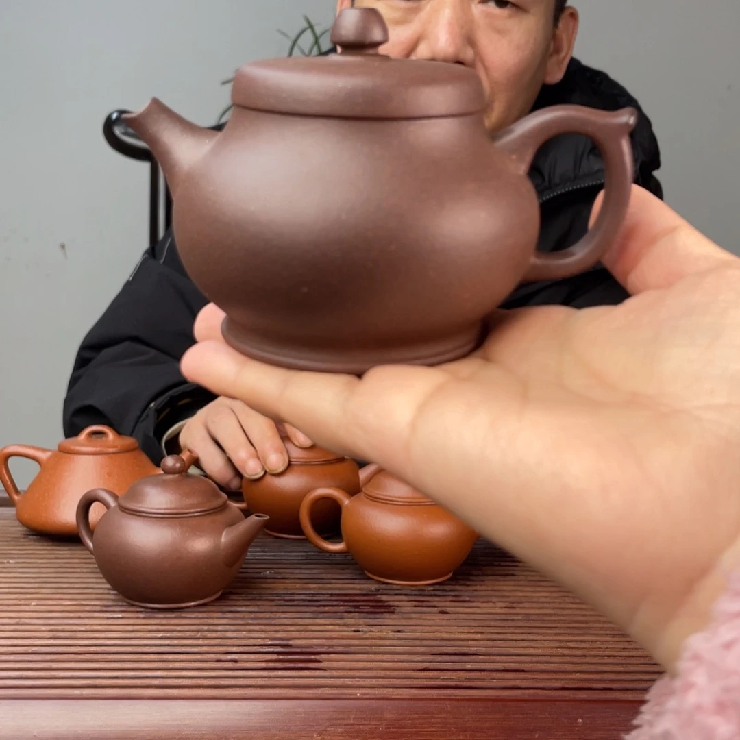 紫泥茶壶卣礼180cc