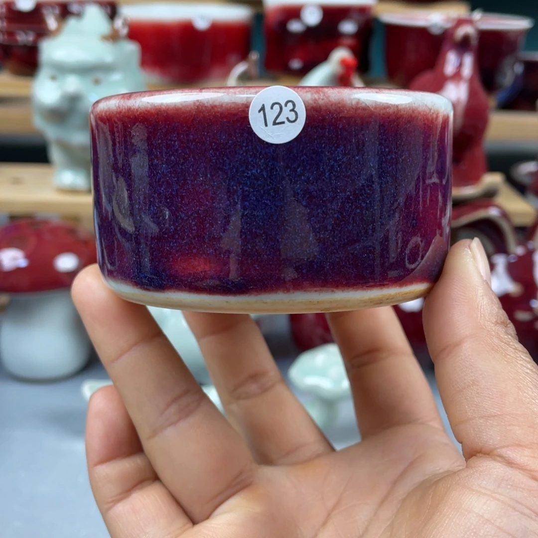 瓷片纯手工制作……微微瑕