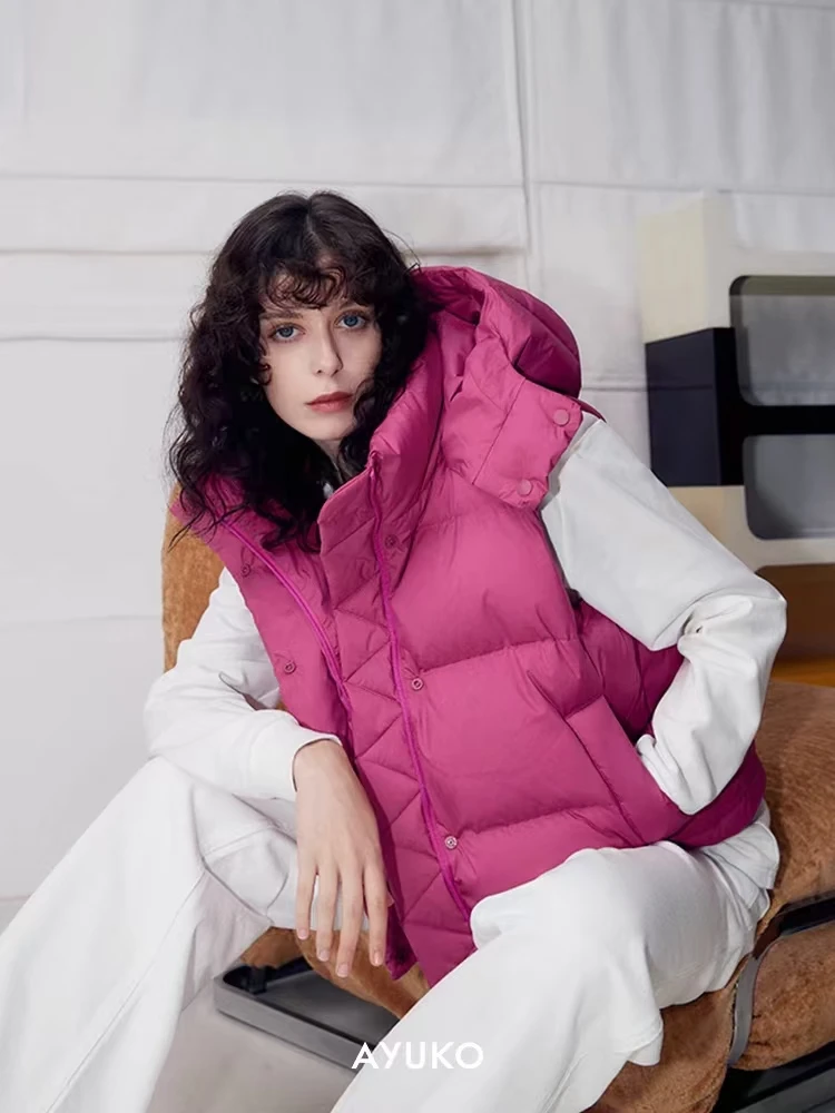 Dansshiony新国标90白鸭绒羽绒休闲马甲