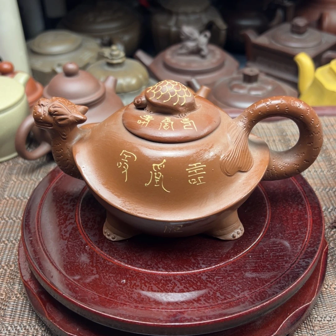 茶壶紫砂宜兴原矿紫砂壶280毫升容量