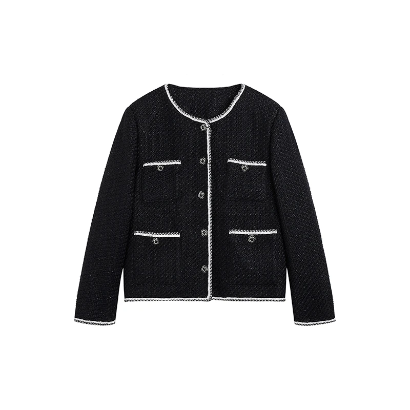 【李不了】新款时尚小香风外套10110D343SY0013