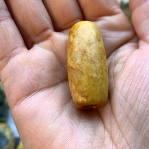 【闪购商品】未镶嵌岫岩河磨玉（透闪石质玉）挂件