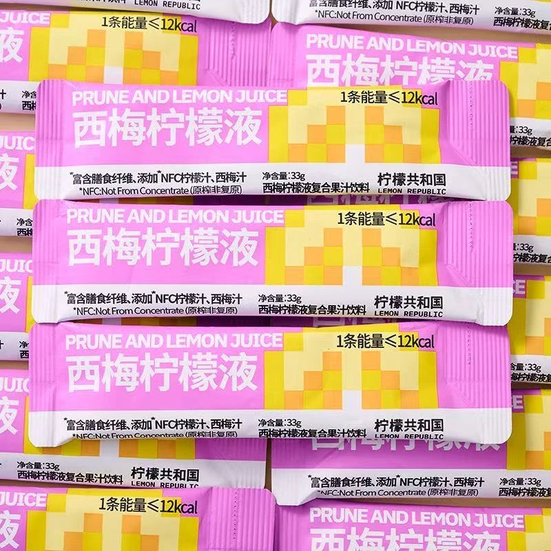 【25年10月10号】20条柠檬共和国西梅柠檬液33g