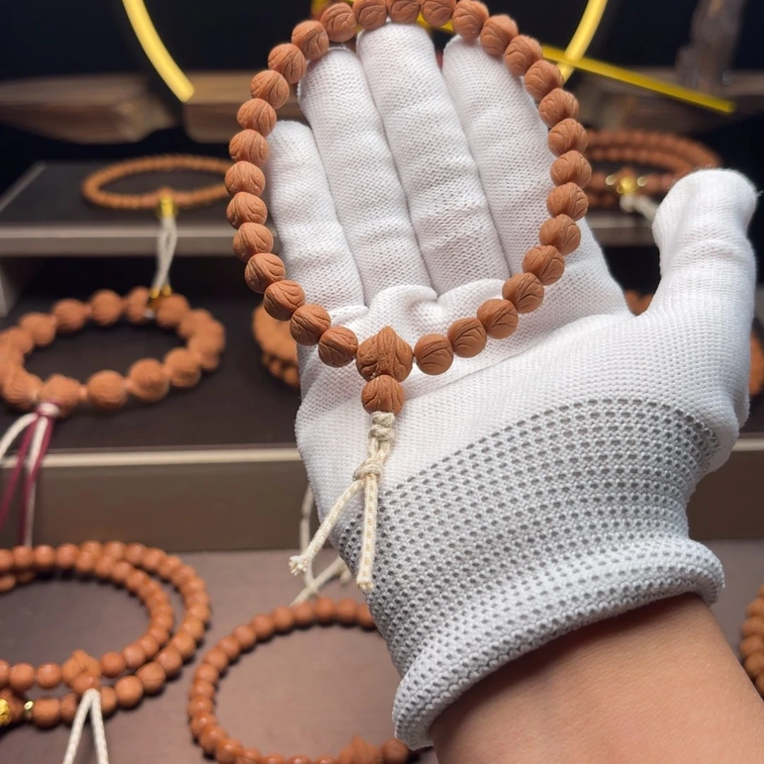 咯***他木质类陕西秦岭龙纹桃核