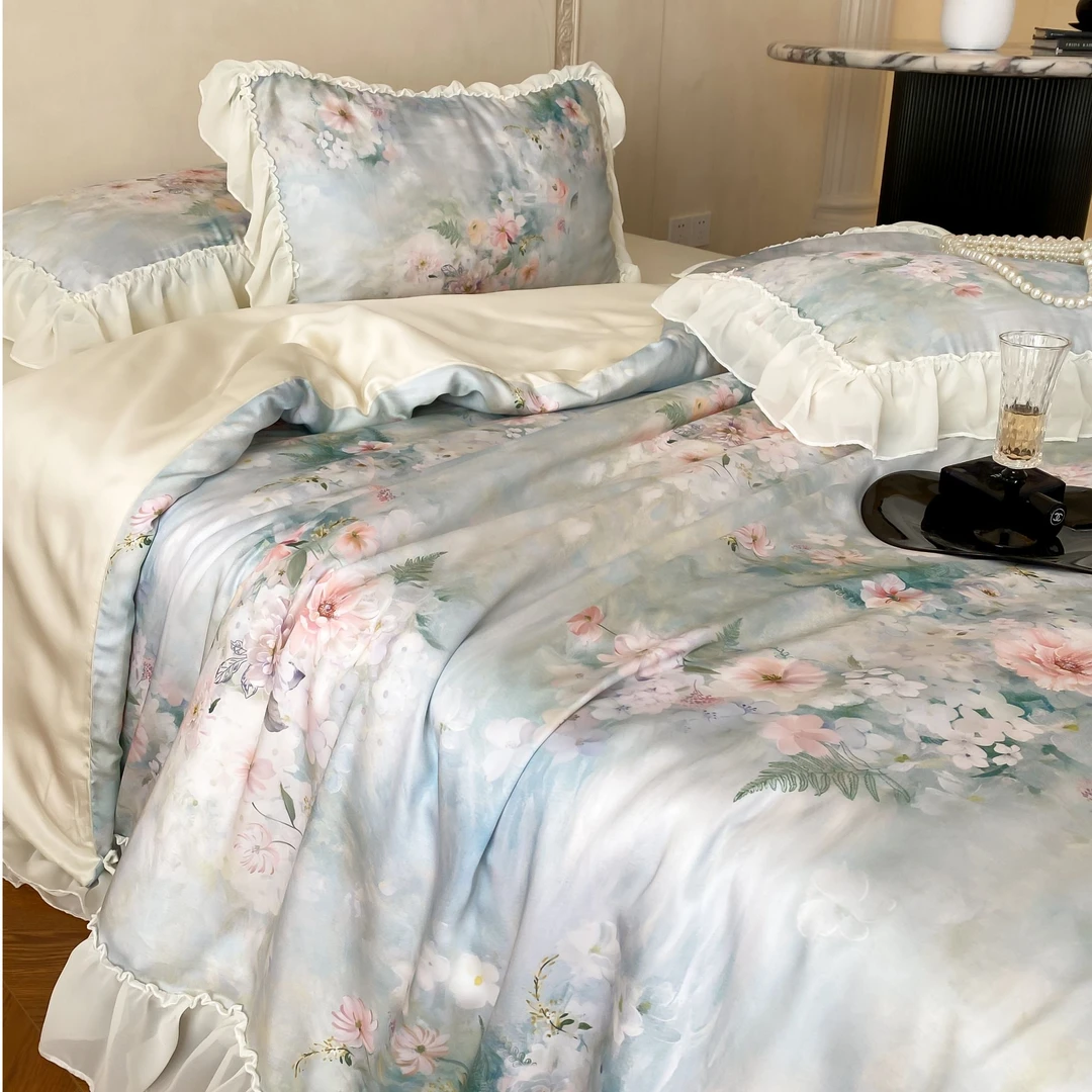 【天丝四件套】工艺款轻奢北欧风高级感夏季高级工艺款床上用品