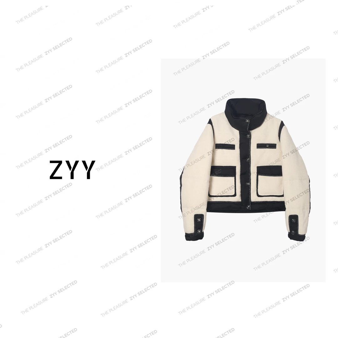 ZYY【假日雅韵】2024S/S铭顺轻奢高级小个子小香风羽绒服X24DY11223