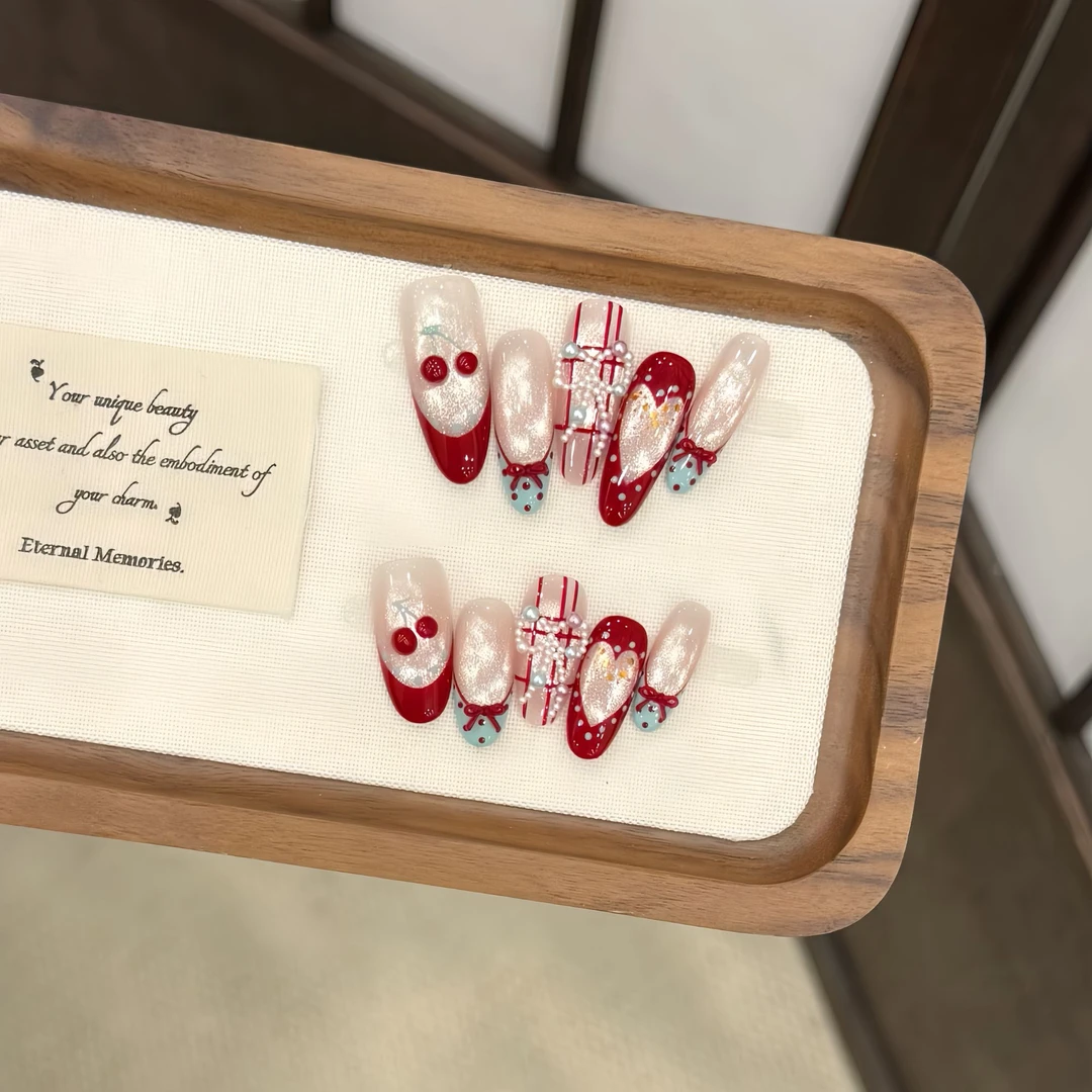 R-知否·圣诞-XingHeJiYu轻奢高定美甲 10片装