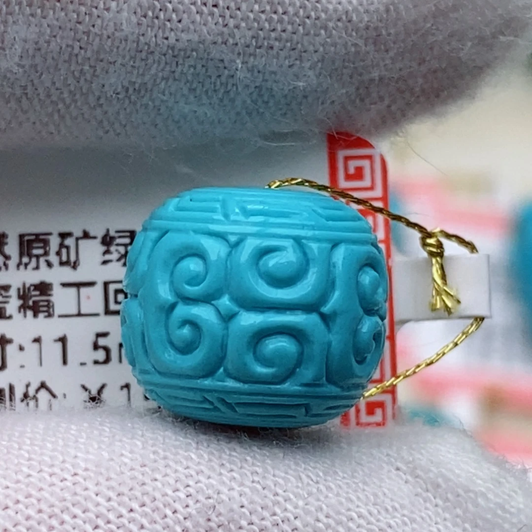未镶嵌绿松石珠珠