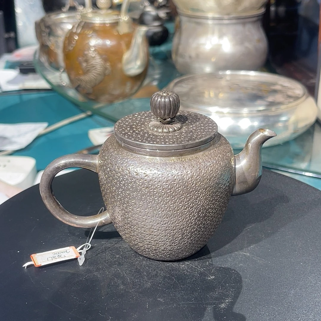 纯银名家作品小银壶