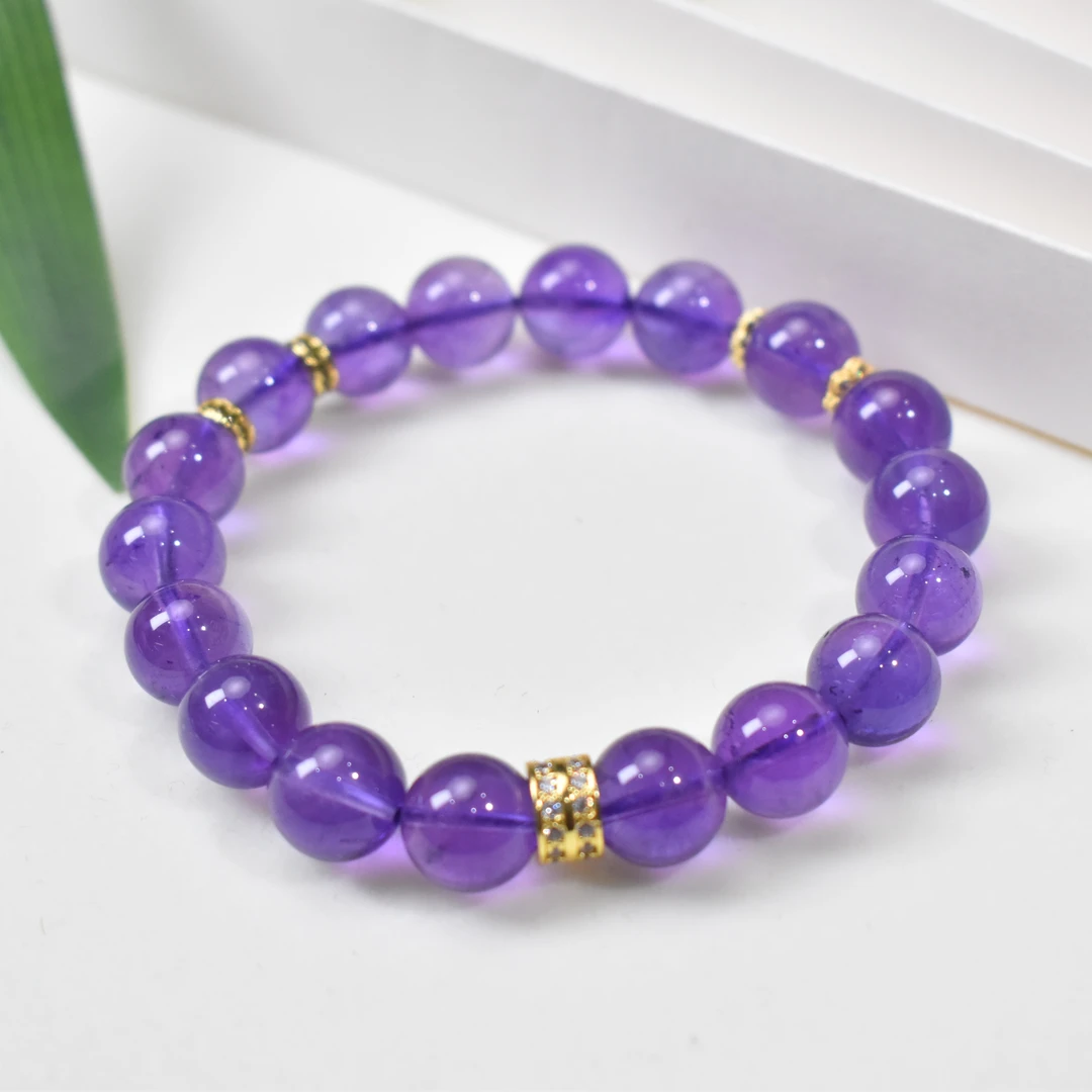 Gloire/古名【睿泽鉴宝】紫水晶手串 11mm XHZB0031