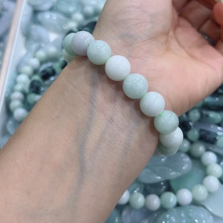 颈饰未镶嵌翡翠1.0圆珠