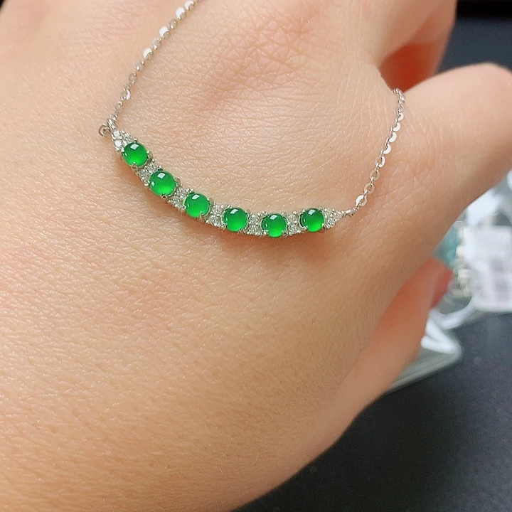 银S925镶嵌戒指翡翠